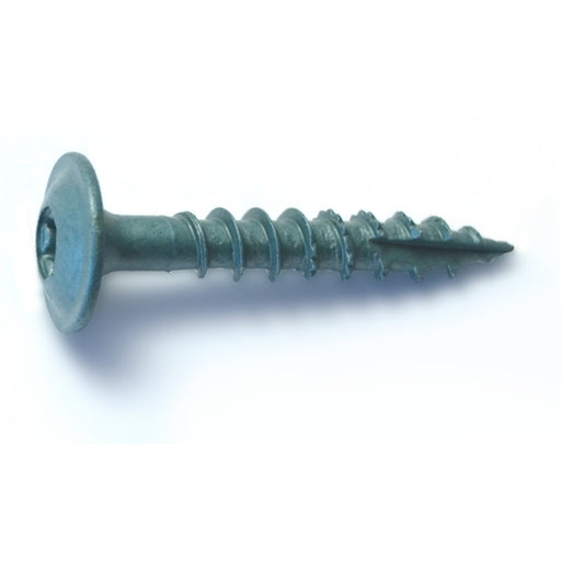 1/4" x 1-1/2" Green XL1500 Coated Steel Round Washer Head Star Drive Construction Lag Screws