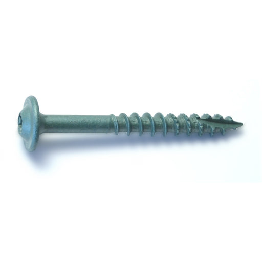 5/16" x 2-1/2" Green XL1500 Coated Steel Round Washer Head Star Drive Saberdrive Construction Lag Screws