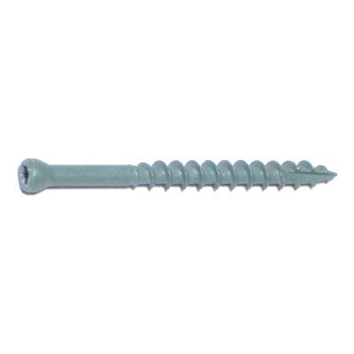 #8 x 2" Green XL1500 Coated Steel Star Drive Trim Head Saberdrive Deck Screws