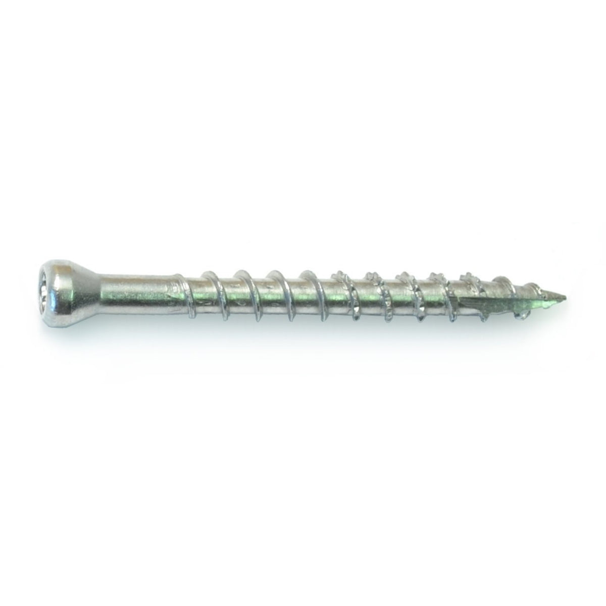 #8 x 1-5/8" 304 Stainless Steel Star Drive Trim Head Saberdrive Deck Screws