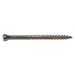 #9 x 2-1/2" 304 Stainless Steel Star Drive Trim Head Saberdrive Deck Screws