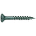 #9 x 1-1/2" Green XL1500 Coated Steel Star Drive Bugle Head Saberdrive Deck Screws
