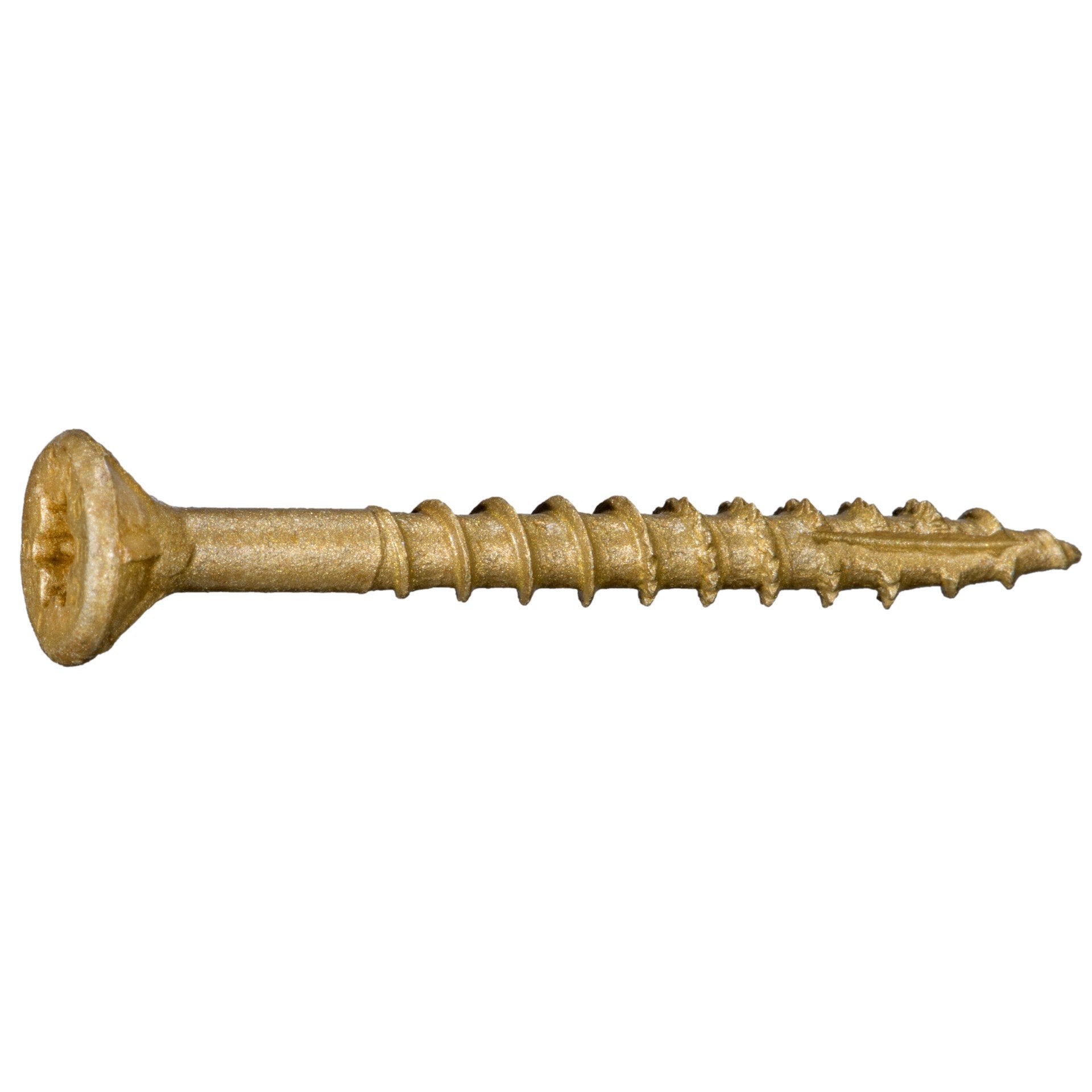 SaberDrive® Star Drive Construction Tan Deck Screws