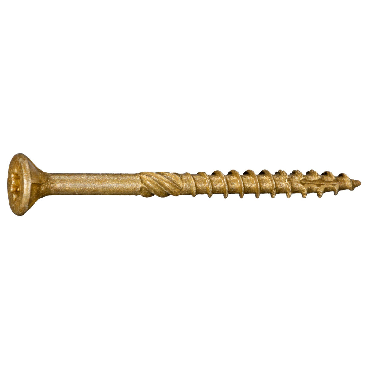 SaberDrive® Star Drive Construction Tan Deck Screws