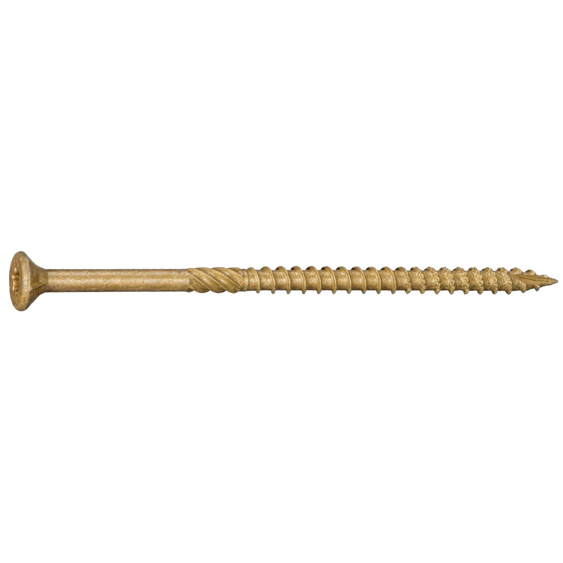 SaberDrive® Star Drive Construction Tan Deck Screws