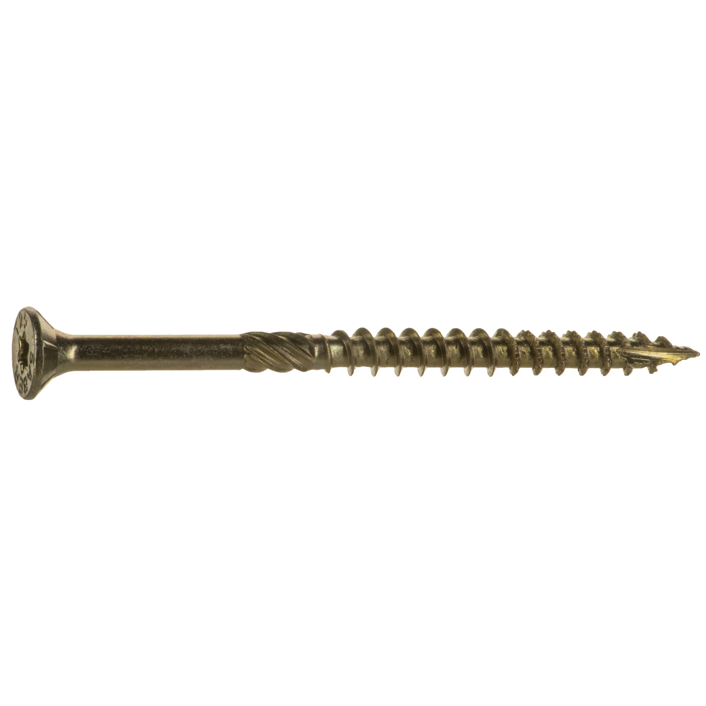 #12 x 3-1/2" Zinc Plated Steel Star Drive Bugle Head Saberdrive Multi-Purpose Screws