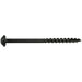 #7 x 2-1/2" Black Phosphate Steel Coarse Thread Star Drive Round Washer Head Pocket Screws
