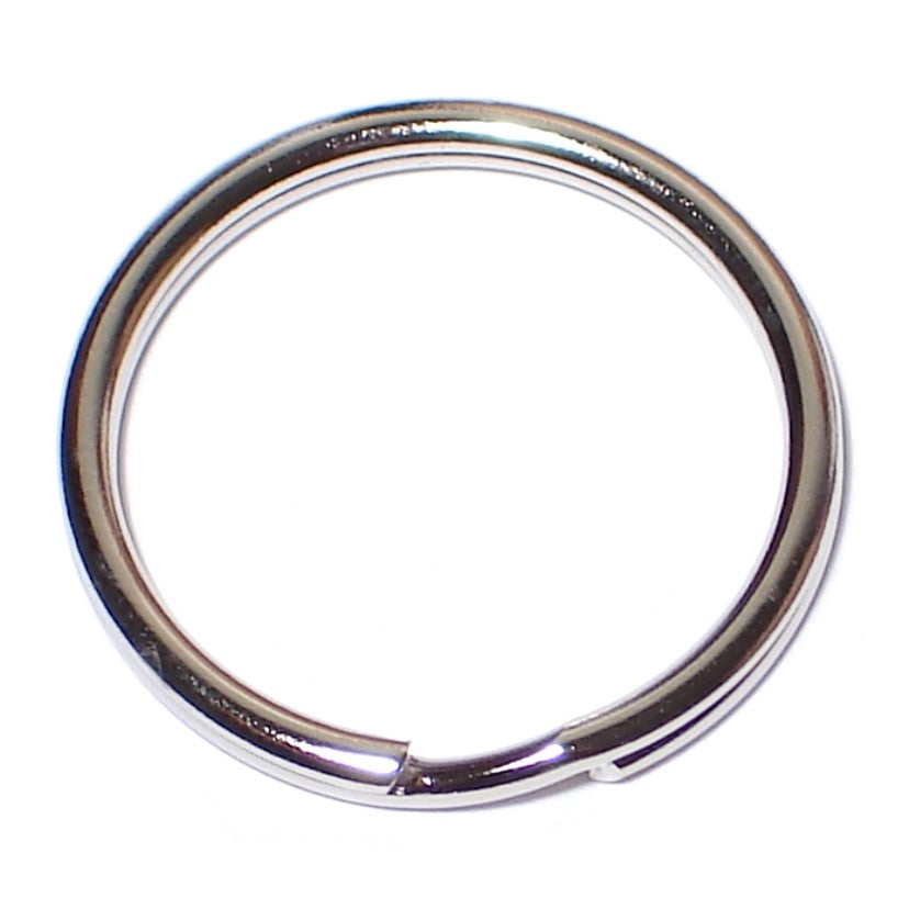 1" Nickel Split Key Rings