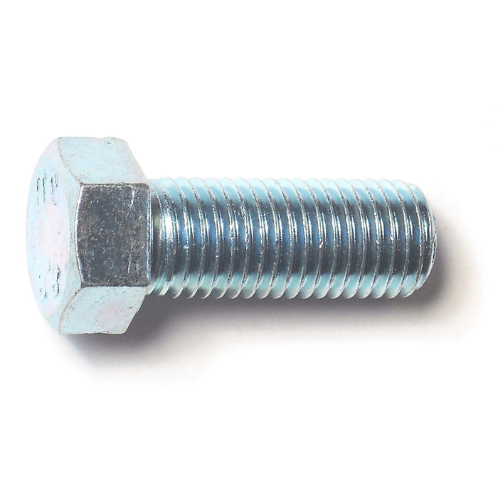 10mm-1.25 x 25mm Zinc Plated Class 8.8 Steel Fine Thread Metric JIS Hex Cap Screws