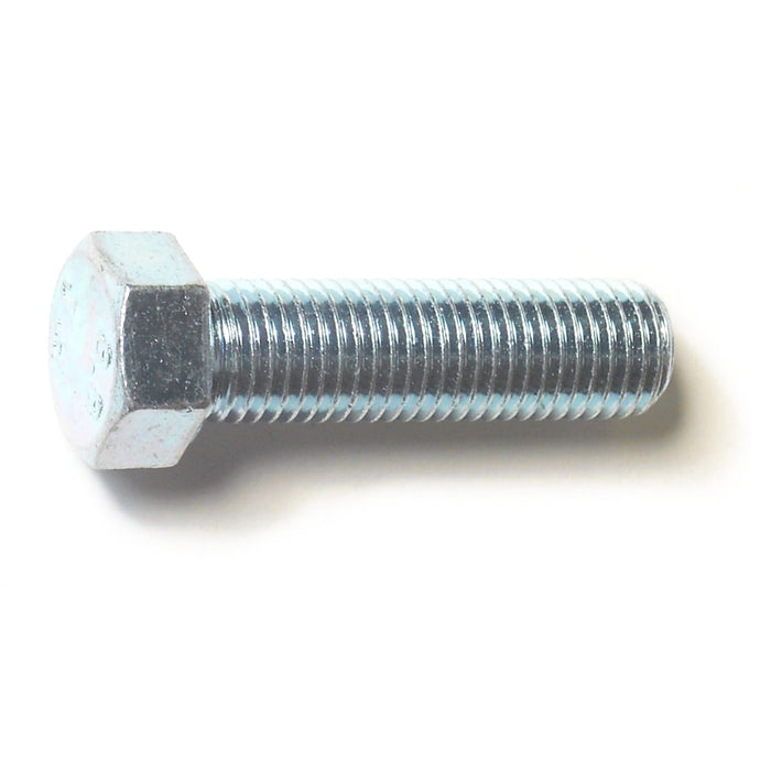 10mm-1.25 x 35mm Zinc Plated Class 8.8 Steel Fine Thread Metric JIS Hex Cap Screws