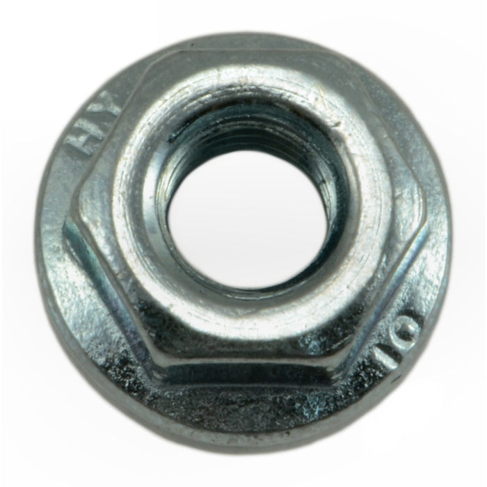 6mm-1.0 Zinc Plated Class 10 Steel Coarse Thread JIS Flange Nuts