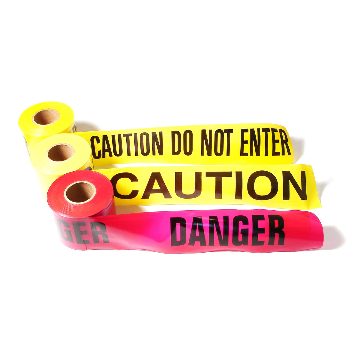 3" x 300' Red Danger Poly Safety Tape