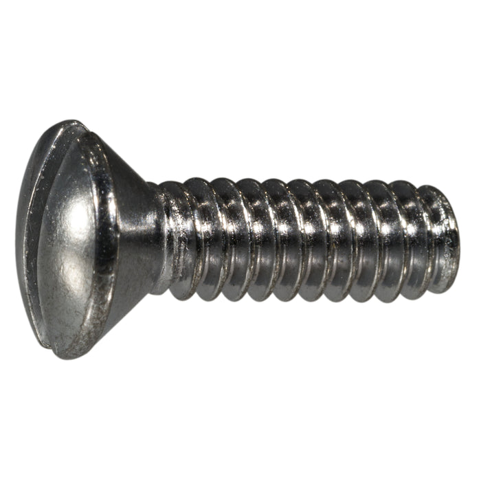 3mm-0.5 x 6mm Zinc Plated Class 4.8 Steel Coarse Thread Phillips Flat Head Machine Screws