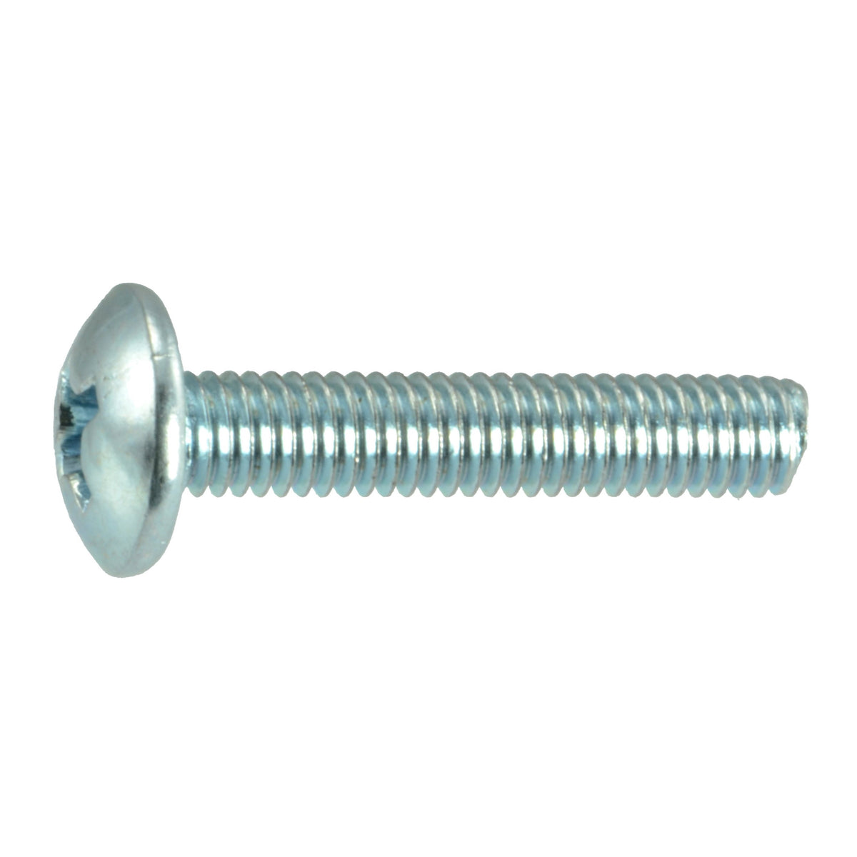 3mm-0.5 x 16mm Zinc Plated Class 4.8 Steel Coarse Thread Phillips Truss Head Machine Screws