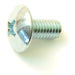 6mm-1.0 x 12mm Zinc Plated Class 4.8 Steel Coarse Thread Phillips Truss Head Machine Screws