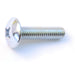 6mm-1.0 x 25mm Zinc Plated Class 4.8 Steel Coarse Thread Phillips Truss Head Machine Screws