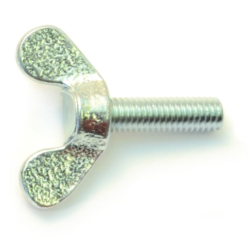 5mm-0.8 x 16mm Zinc Plated Steel Coarse Thread Thumb Screws