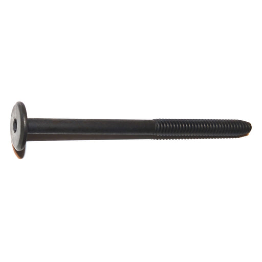 1/4"-20 x 3.55" Black Steel Coarse Thread Joint Connector Bolts