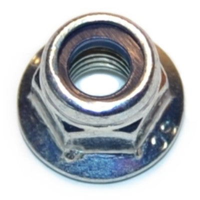 5mm-0.8 Zinc Plated Class 8 Steel Coarse Thread Flange Nylon Insert Lock Nuts