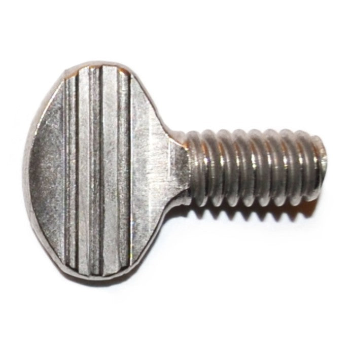 1/4"-20 x 1/2" 18-8 Stainless Steel Coarse Thread Spade Head Thumb Screws