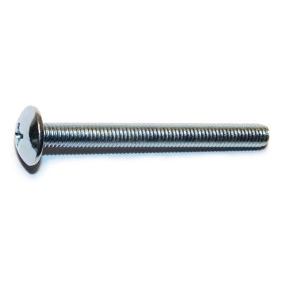 5mm-0.8 x 50mm Zinc Plated Class 4.8 Steel Coarse Thread Phillips Truss Head Machine Screws