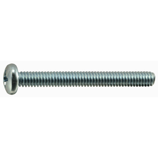 #12-24 x 2" Zinc Plated Steel Coarse Thread Phillips Pan Head Machine Screws