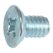 #12-24 x 3/8" Zinc Plated Steel Coarse Thread Phillips Flat Head Machine Screws