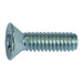 #12-24 x 3/4" Zinc Plated Steel Coarse Thread Phillips Flat Head Machine Screws