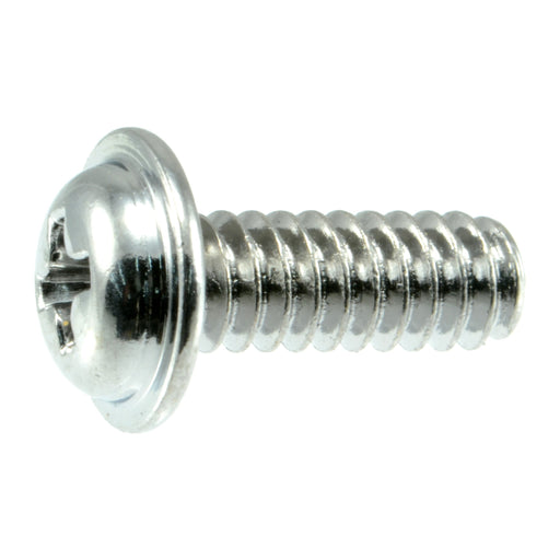 #10-24 x 1/2" Chrome Plated Steel Coarse Thread Ceiling Fan Motor Screws