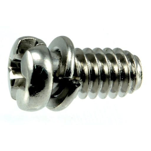 1/4"-20 x 1/2" Chrome Plated Steel Coarse Thread Ceillng Fan Blade Screws