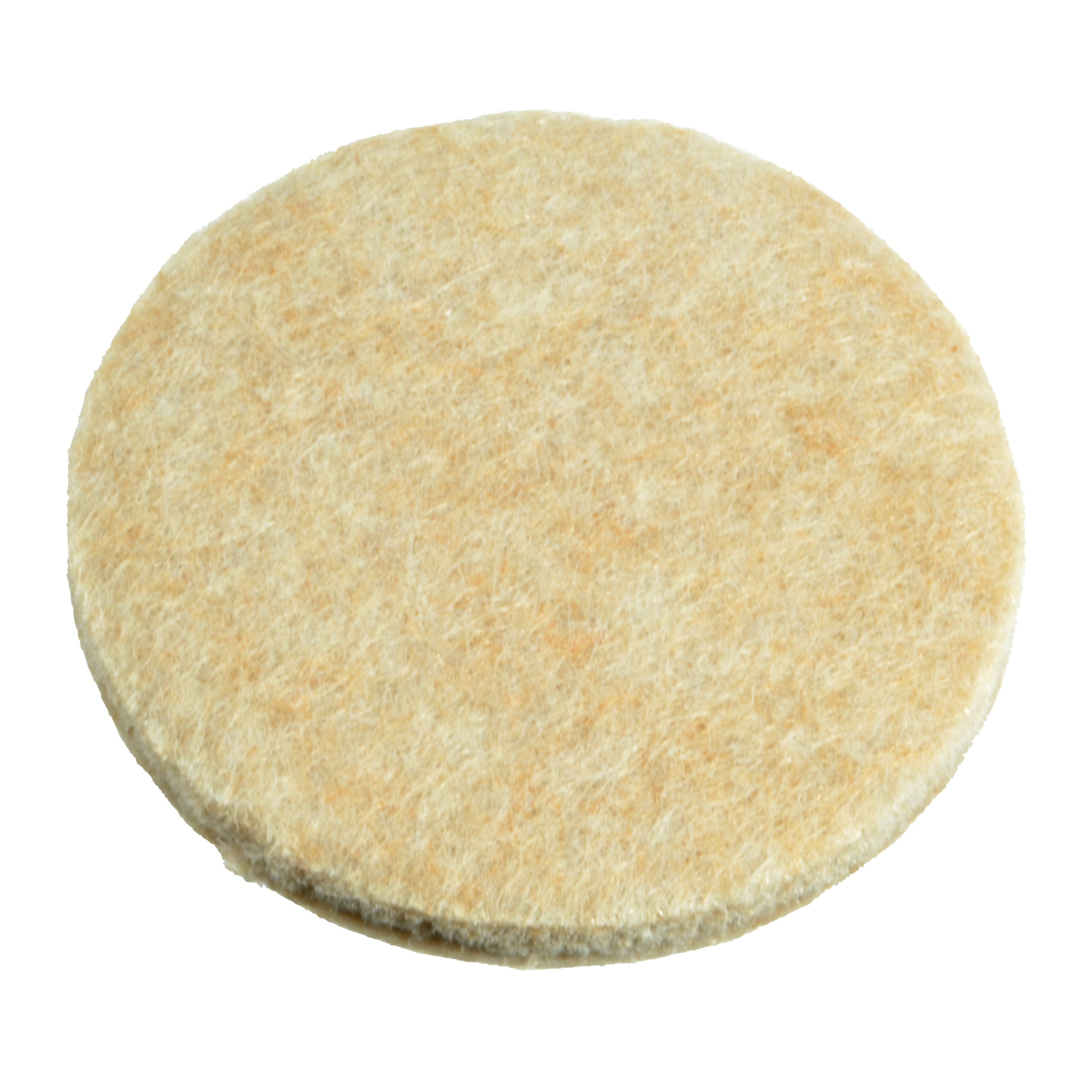 2" Round Tan Adhesive Felt Pad