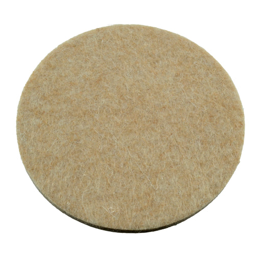 3" Round Tan Adhesive Felt Pad