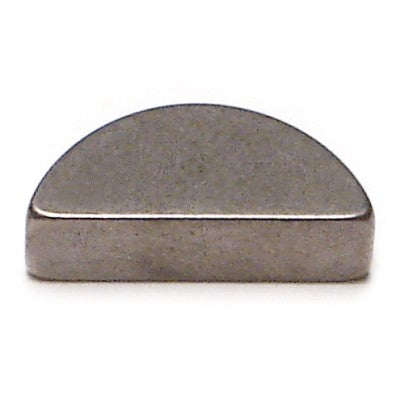 5mm x 6.5mm Zinc Plated Steel Woodruff Keys
