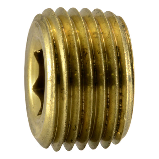 1/2" IP Brass Countersunk Plugs