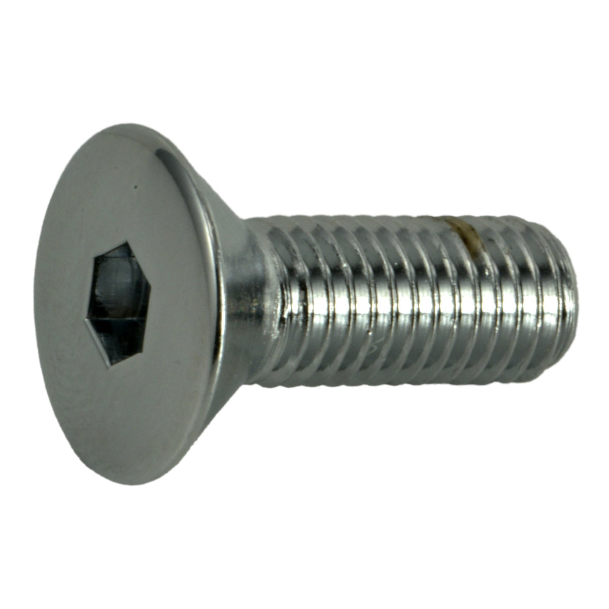 1/4"-28 x 3/4" Chrome Plated Steel Fine Thread Flat Head Socket Cap Screws