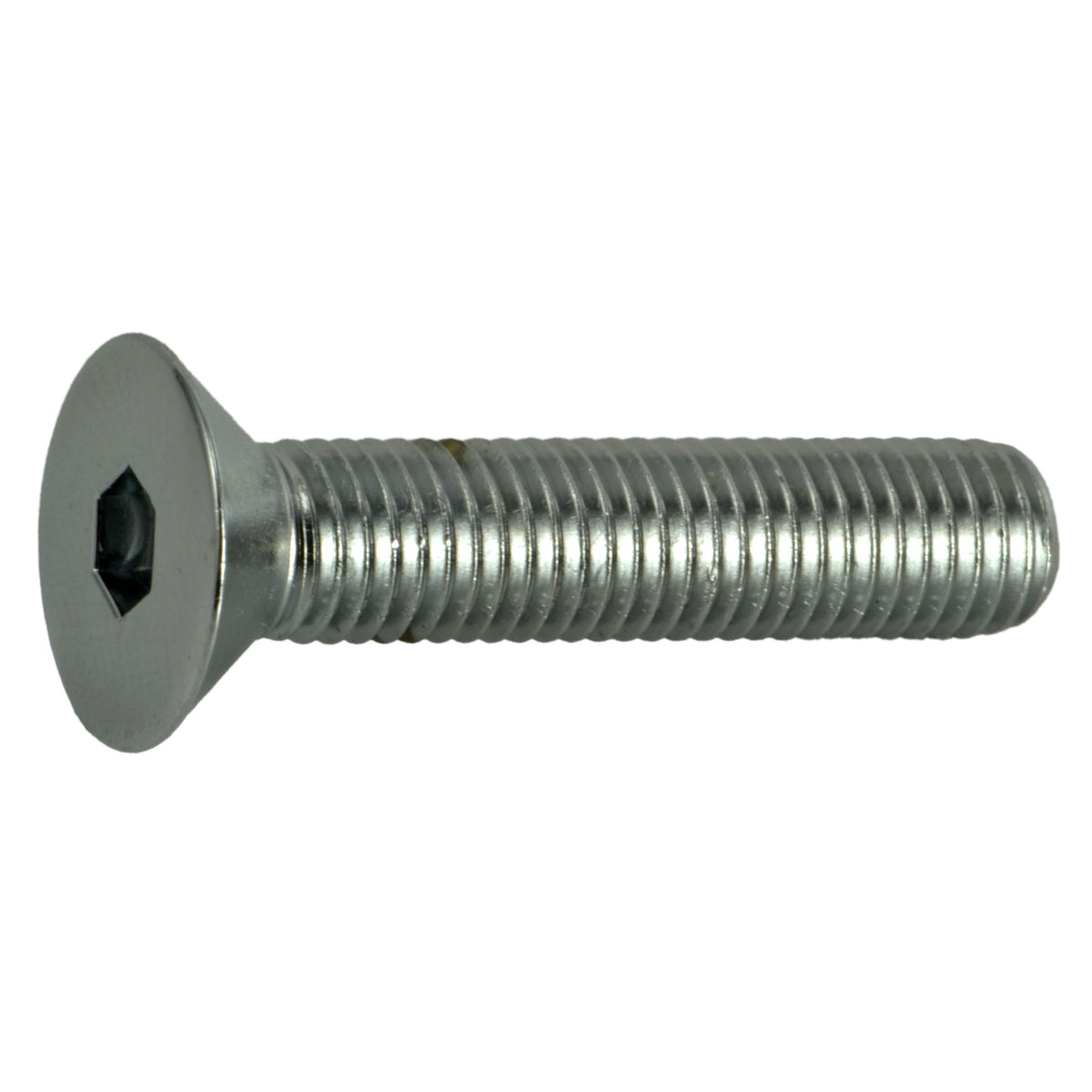 1/4"-28 x 1-1/4" Chrome Plated Steel Fine Thread Flat Head Socket Cap Screws