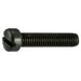 #12-28 x 1" Black Oxide Steel Fine Thread Slotted Fillister Head Gun Screws