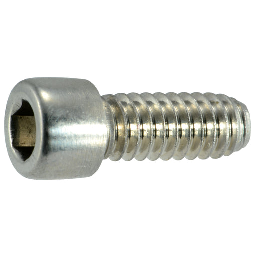 1/4"-20 x 5/8" Polished 18-8 Stainless Steel Coarse Thread Smooth Socket Cap Screws