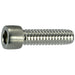 1/4"-20 x 7/8" Polished 18-8 Stainless Steel Coarse Thread Smooth Socket Cap Screws