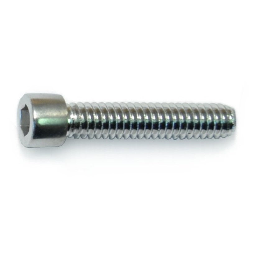 1/4"-20 x 1-1/4" Polished 18-8 Stainless Steel Coarse Thread Smooth Socket Cap Screws