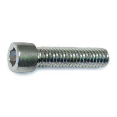 5/16"-18 x 1-1/4" Polished 18-8 Stainless Steel Coarse Thread Smooth Socket Cap Screws