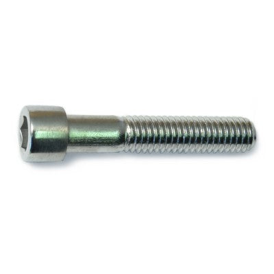 3/8"-16 x 2" Polished 18-8 Stainless Steel Coarse Thread Smooth Socket Cap Screws