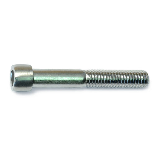3/8"-16 x 2-1/2" Polished 18-8 Stainless Steel Coarse Thread Smooth Socket Cap Screws