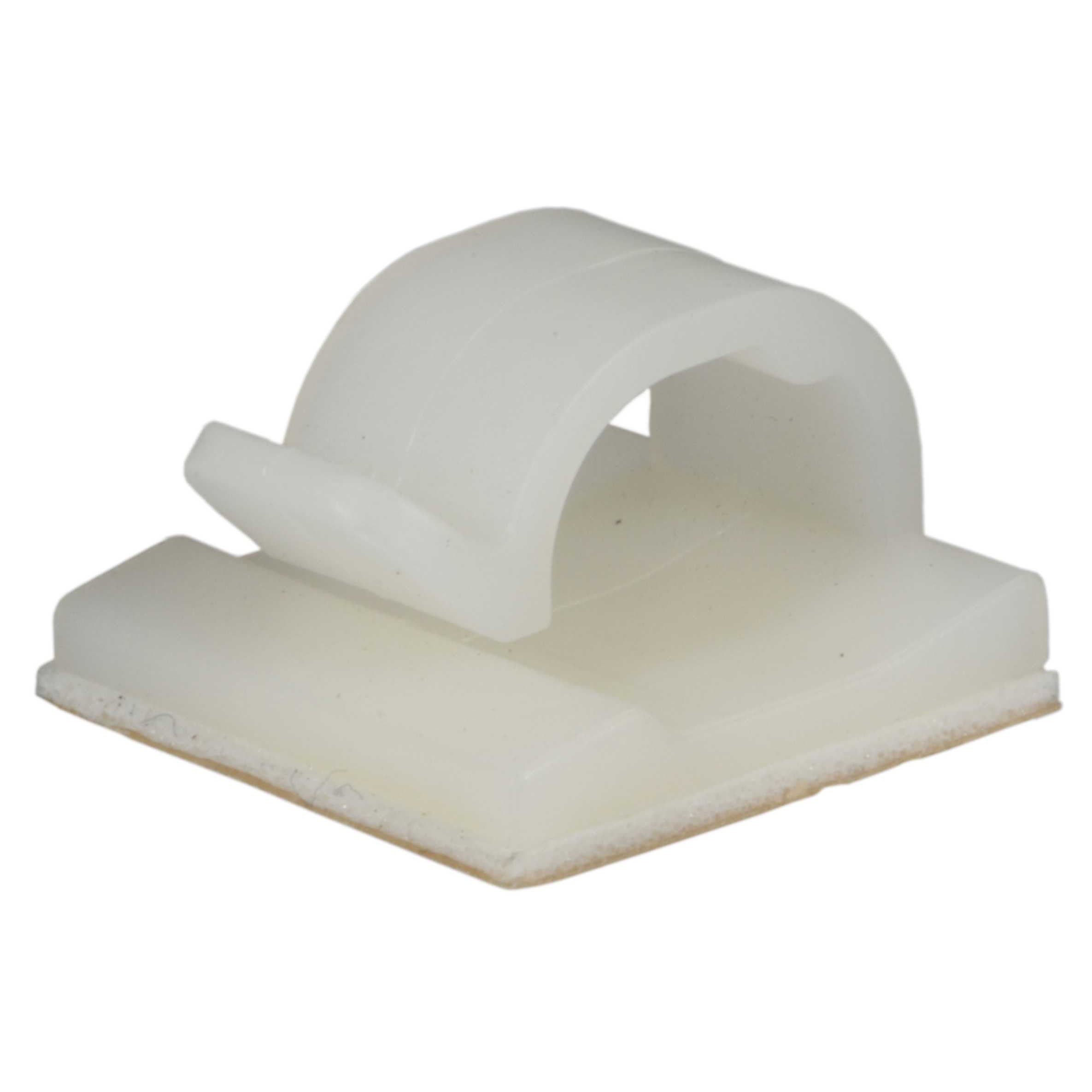 3/4" x 3/4" x 1/2" Plastic Wire Clips
