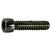 1/4"-20 x 1" Black Chrome Plated Steel Coarse Thread Smooth Socket Cap Screws