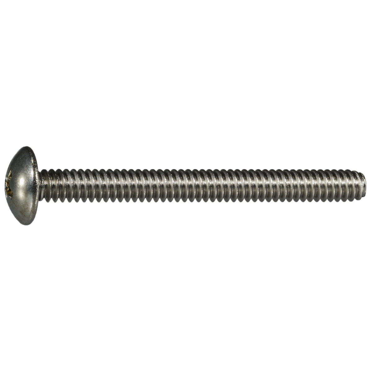 #10-24 x 2" 18-8 Stainless Steel Coarse Thread Phillips Truss Head Machine Screws