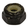 #10-24 Black Zinc Plated Steel Coarse Thread Nylon Insert Lock Nuts