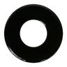 1/4" x 9/32" x 5/8" Black Chrome Plated Grade 2 Steel SAE Flat Washers