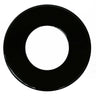 7/16" x 15/32" x 59/64" Black Chrome Plated Grade 2 Steel SAE Flat Washers