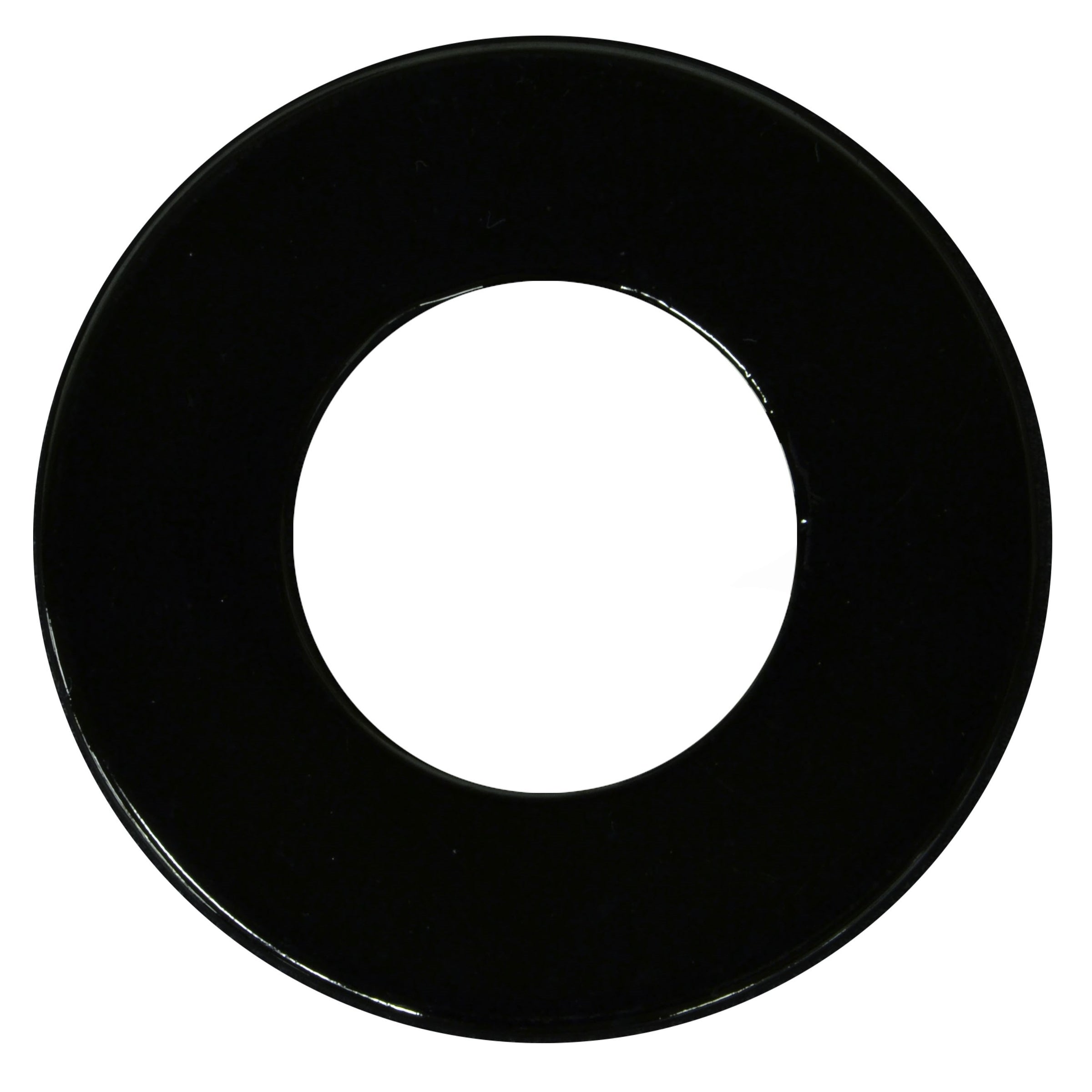 5/8" x 21/32" x 1-5/16" Black Chrome Plated Grade 2 Steel SAE Flat Washers